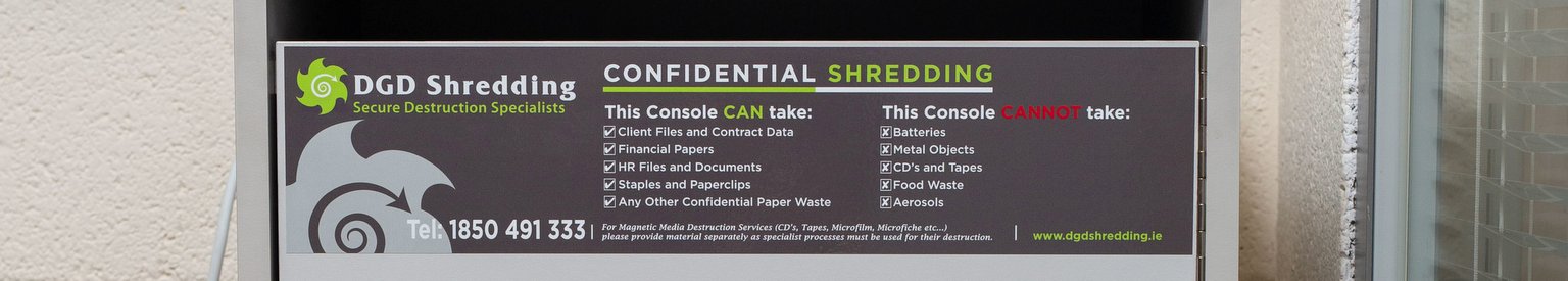 DGD Shredding - information