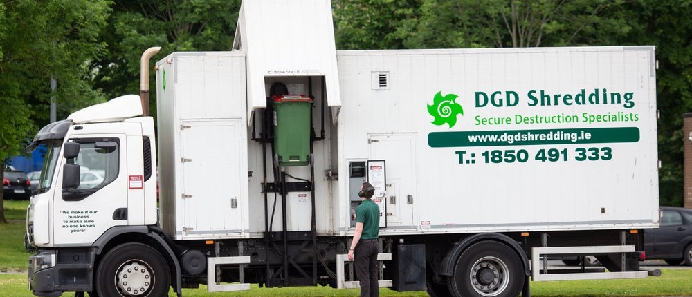 DGD Shredding truck