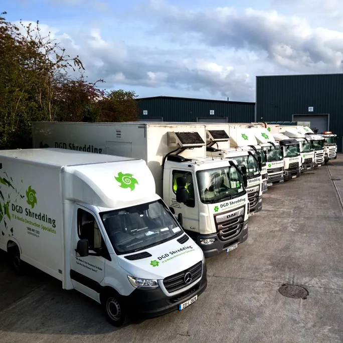 DGD Shredding Mobile On-Site Shredding Fleet DGD Shredding Mobile On-Site Shredding Fleet. Regular Service. On-Demand Service. Paper Shredding. Hard Drive Shredding.